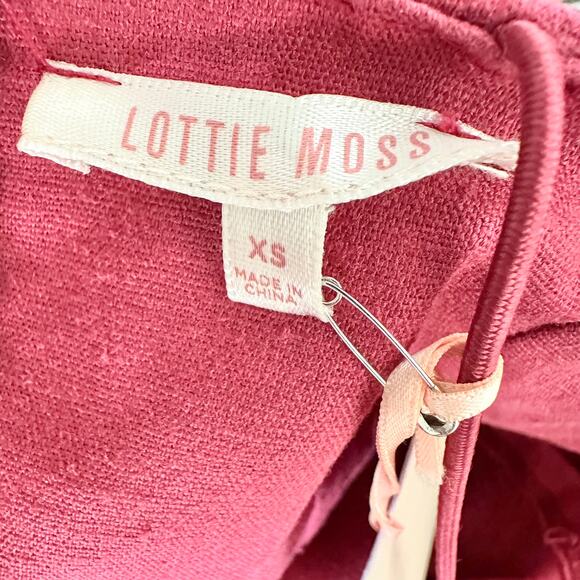 Lottie Moss NWT Red Mini Fit Flare Cocktail Party Dress XS Pac Sun - Picture 6 of 7